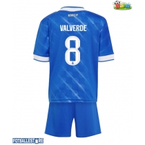 Real Madrid Federico Valverde #8 Tredjedraktsett Barn 2025-26 Kortermet (+ Korte bukser)